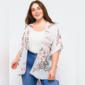 Emory Park Open front woven top, perfect for summer, size 2x, like new